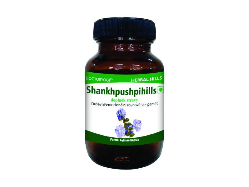 Shankhpushpihills, 60 kapslí, duševní/emocionální rovnováha