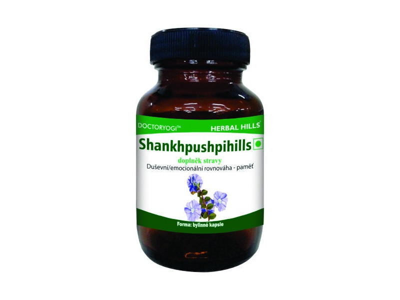 Shankhpushpihills, 60 kapslí, duševní/emocionální rovnováha